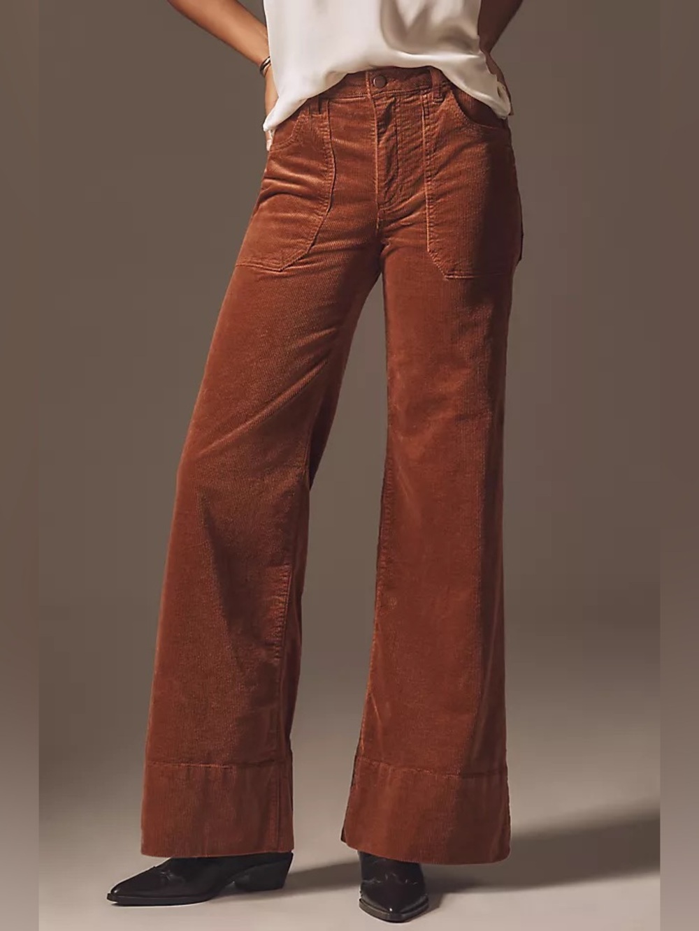 Pilcro Rylan High-Rise Flare Pants Corduroy Edition - Picture 2 of 15